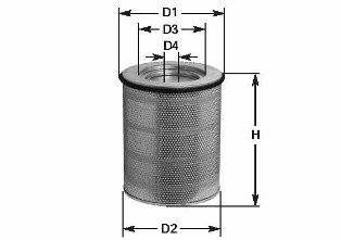 CLEAN FILTERS Õhufilter MA1471